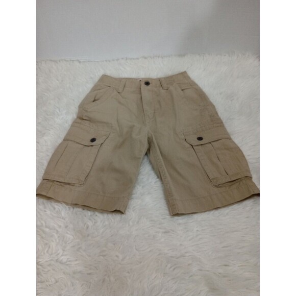 Arizona Jeans Two Shorts  Khaki Beige Cargo Pockets Classic Fit Size 26 - Picture 2 of 16